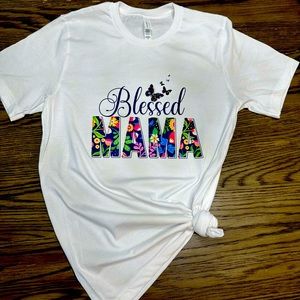 Blessed MAMA tee shirt